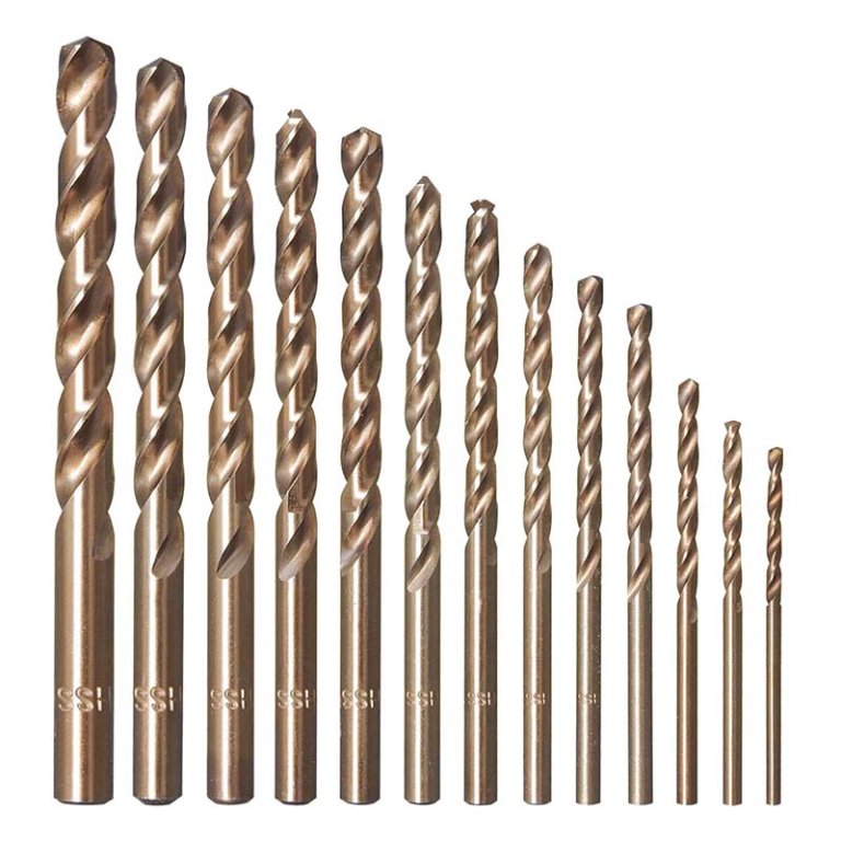  The Best Cobalt Drill Bits Option: Amoolo 13-Piece Cobalt Drill Bit Set