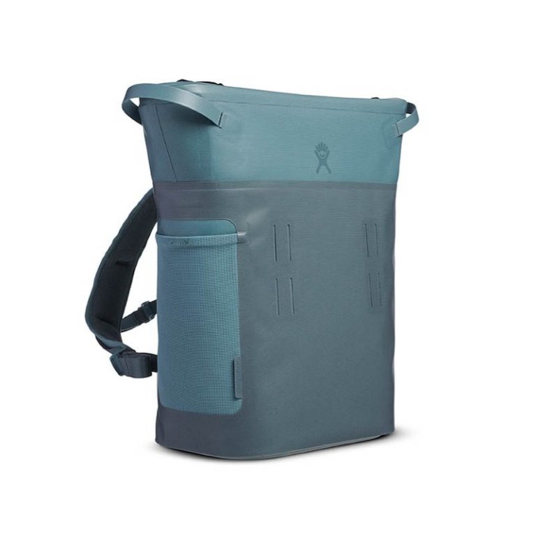  Teal HydroFlask 20 L Day Escape Soft Cooler on white background