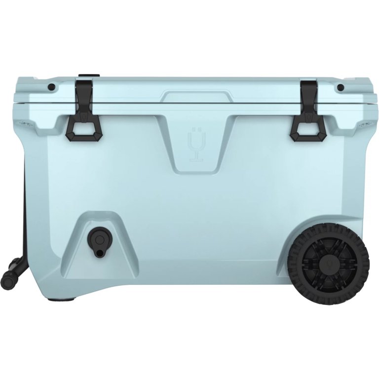  Aqua BrüMate BrüTank 55-Quart Rolling Cooler on white background