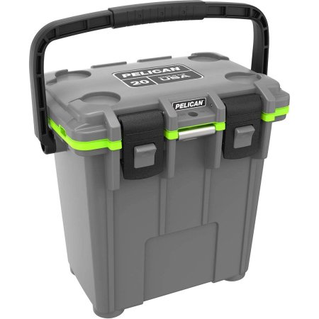  Gray Pelican 20-Quart Elite Cooler on white background