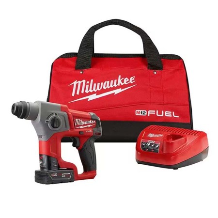 Milwaukee M12 Fuel ⅝-Inch SDS Plus Rotary Hammer Kit