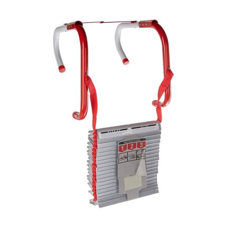  The Kidde 25-Foot 3-Story Fire Escape Ladder on a white background.