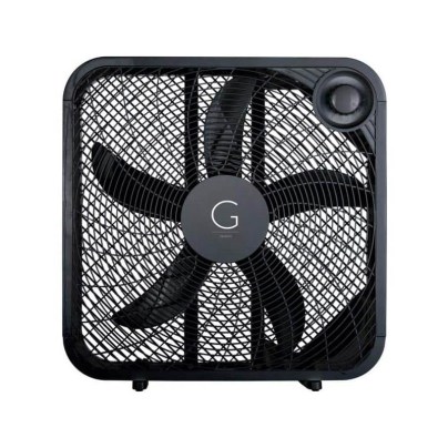 The Best Floor Fan Option: GENESIS 20 in. Black 3-Speed Settings Box Fan