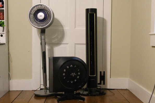 A group of the Best Floor Fans together before testing