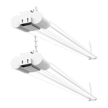  The Best Garage Lighting Option Sunco Lighting 2-Pack Industrial LED Shop Light