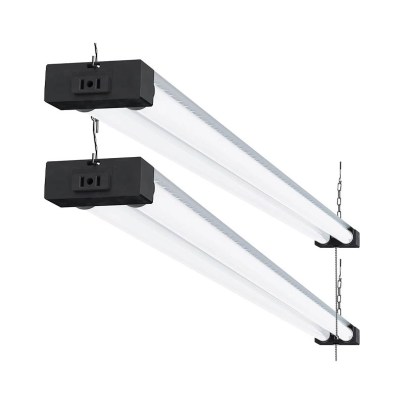 The Best Garage Lighting Option: Sunco Lighting 2 Pack Industrial LED Shop Light