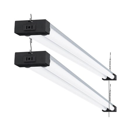 Sunco Lighting 2-Pack Industrial LED Shop Light