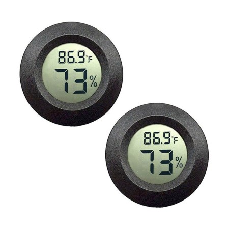 Jedew 2-Pack Mini Hygrometer Thermometer
