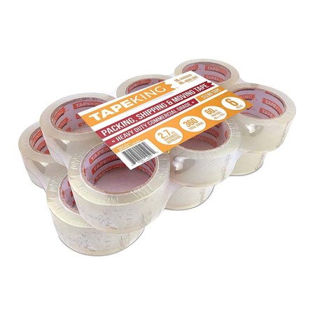 Tape King Clear Packing Tape 