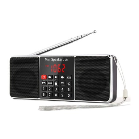 PRUNUS J-288 AM/FM Hands-Free Bluetooth Radio