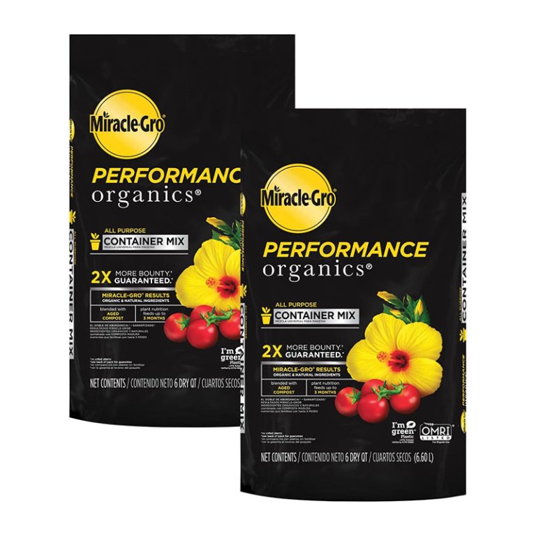  The Best Potting Soil Mix Option Miracle-Gro Performance Organics Container Mix