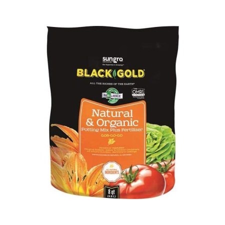 Black Gold 1302040 8-Quart All Organic Potting Soil