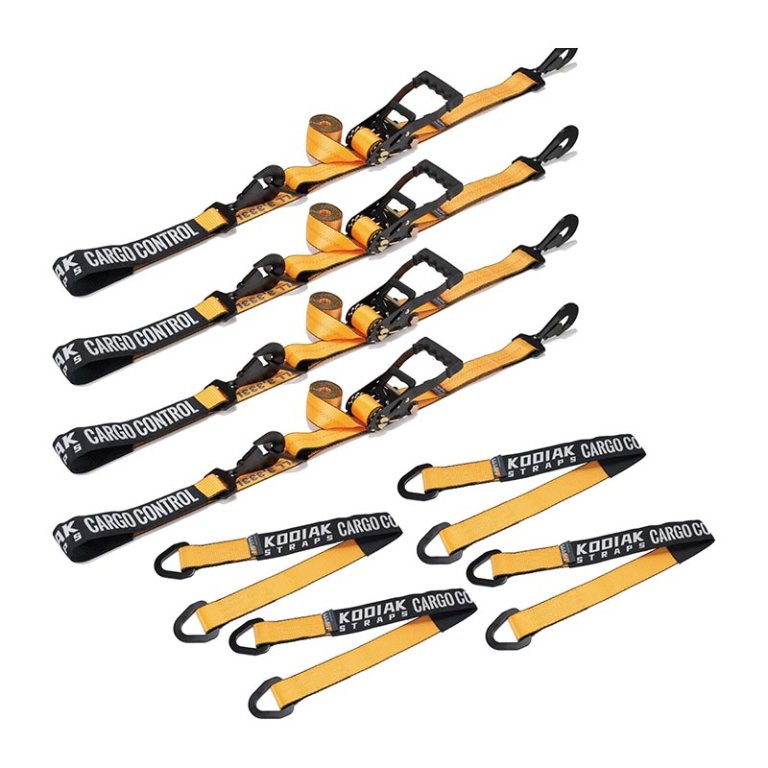 The Best Ratchet Straps Option Kodiak Vehicle Axle Tie-Down Kit