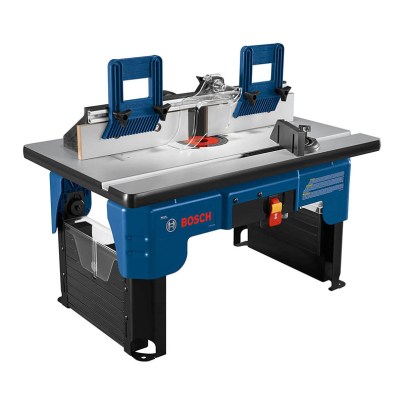 The Bosch RA1141 Portable Benchtop Router Table on a white background.