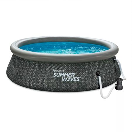 Summer Waves 10-Foot by 30-Inch Round Pool