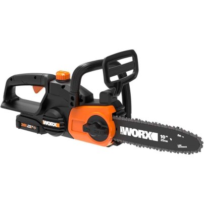 The Best Battery Chainsaws Option: Worx 20V Power Share 10-Inch Cordless Chainsaw