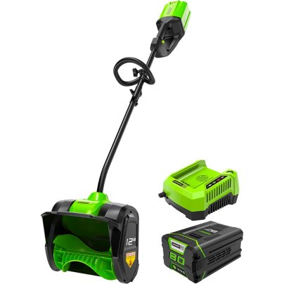 The Best Electric Snow Shovel Option: Greenworks Pro 12-Inch 80-Volt Brushless Snow Shovel