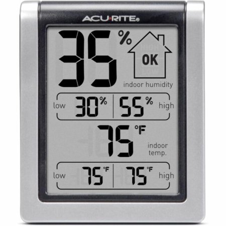  The Best Hygrometers Option: AcuRite Indoor Temperature and Humidity Monitor
