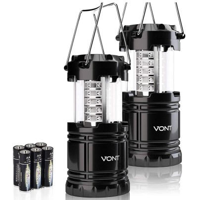 Best Camping Gear Options: Vont 2 Pack LED Camping Lantern
