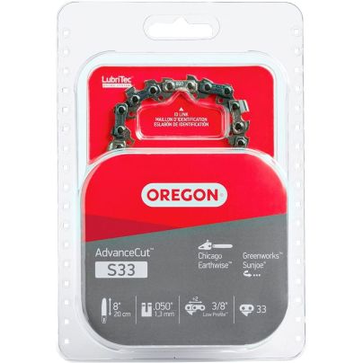 The Best Chainsaw Chain Option: Oregon S33 AdvanceCut 8-Inch Chainsaw Chain