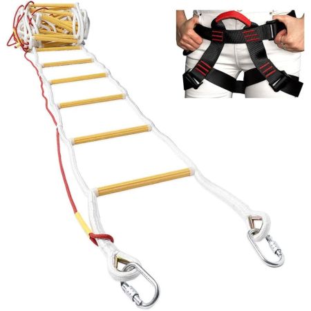 Isop 32-Foot 3- to 4-Story Evacuation Rope Ladder 