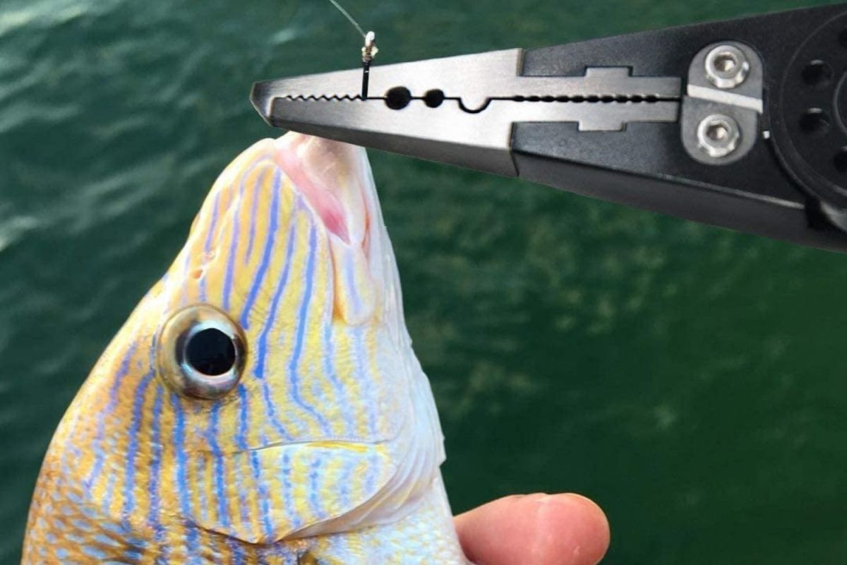 KastKing Fishing Pliers with Fish Lip Gripper