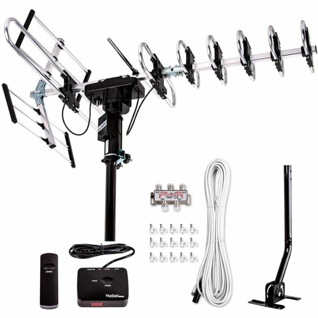 The Best Outdoor TV Antennas Option: Five Star Long Range Digital Amplified HDTV Antenna