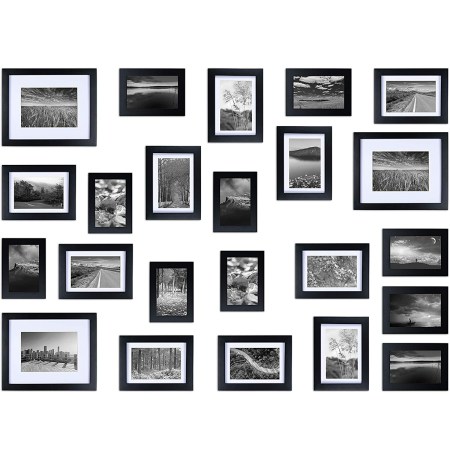 Ray u0026 Chow Black Gallery Wall Picture Frames Set Kit