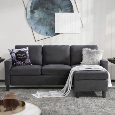 The Best Sectional Sofas Option: Zipcode Design Azura 2-Piece Slipcovered Sectional