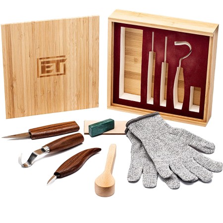 Elemental Tools 9 Pc Wood Carving Tools Set