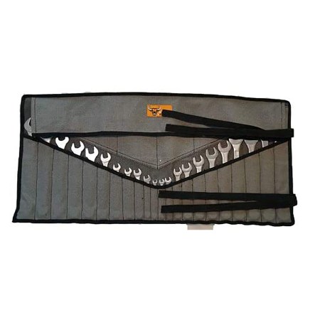 Bull Tools 26 Pocket, Hand Crafted, Wrench Organizer 