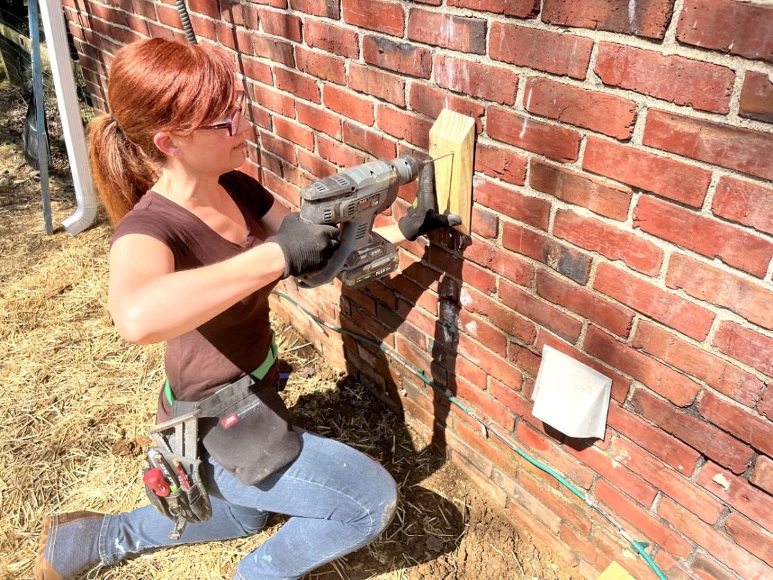 How to drill into brick walls indoors and out