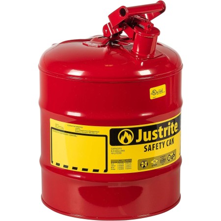 Justrite 5-Gallon Type I Steel Safety Can