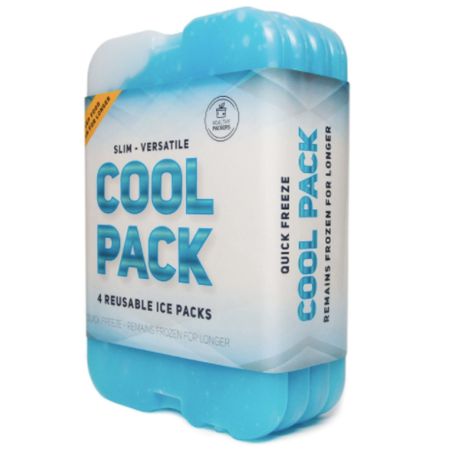 Healthy Packers Ice Pack for Lunch Box (Set of 4)