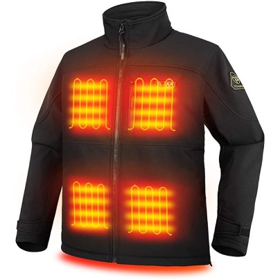The Best Heated Jacket Option: Ptahdus Men’s 5-Zone Heated Softshell Jacket