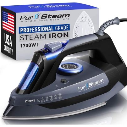 The Best Irons Option: PurSteam Professional Grade 1700W Steam Iron