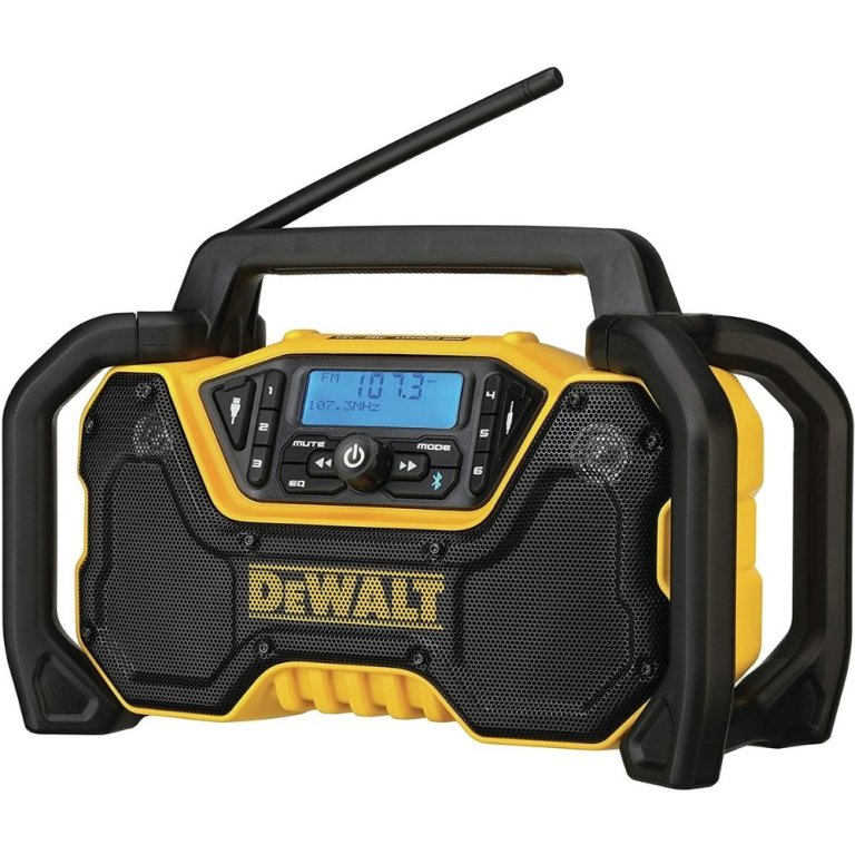 The Best Jobsite Radio Option: DEWALT DCR028B 12V/20V MAX Bluetooth Jobsite Radio