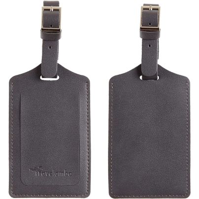 The Best Luggage Tags Option: Travelambo Leather Luggage Bag Tags