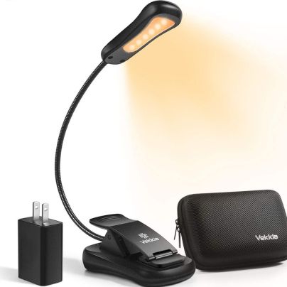 The Best Reading Light Option: Vekkia Book Light Set with Charger