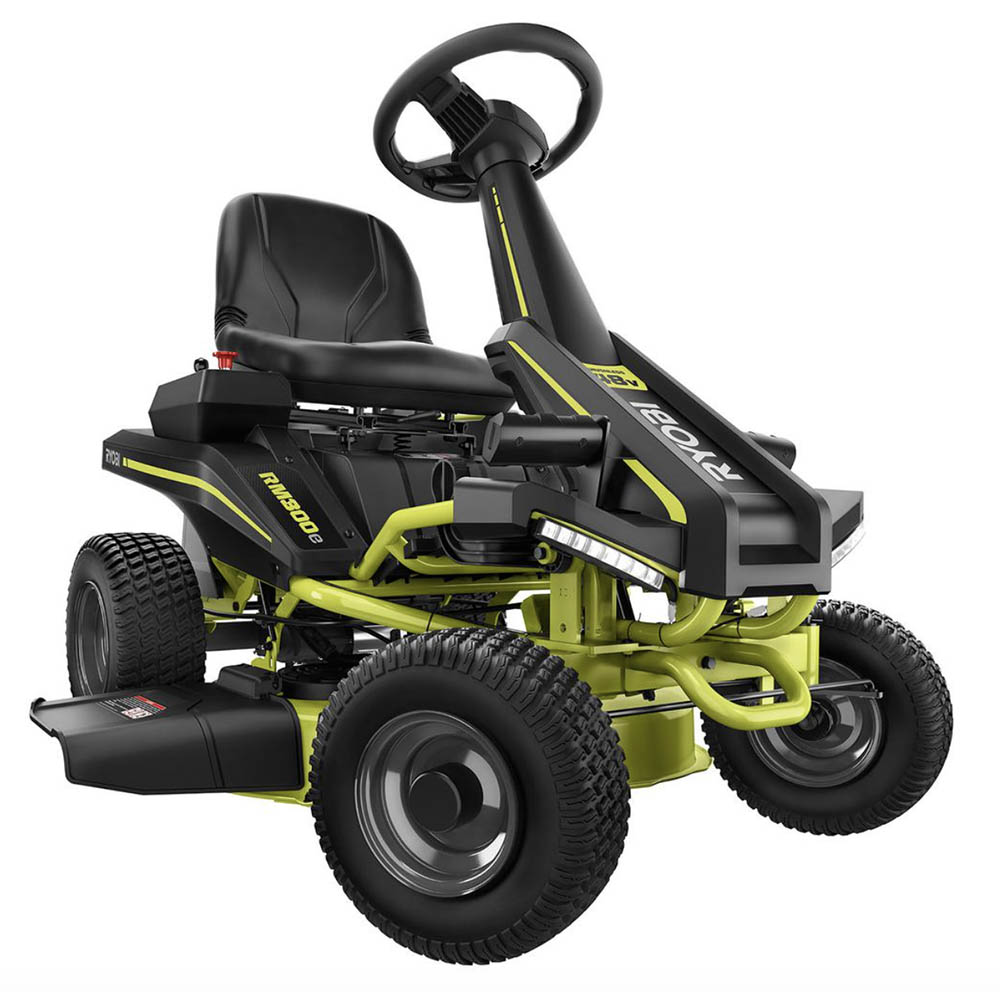 Ryobi 30-Inch 50Ah Electric Riding Lawn Mower