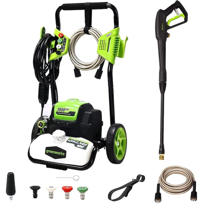 Best Electric Pressure Washers - Greenworks GPW1800