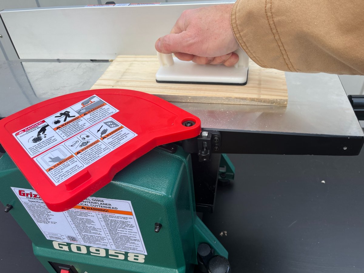 Grizzly jointer planer jointing mode