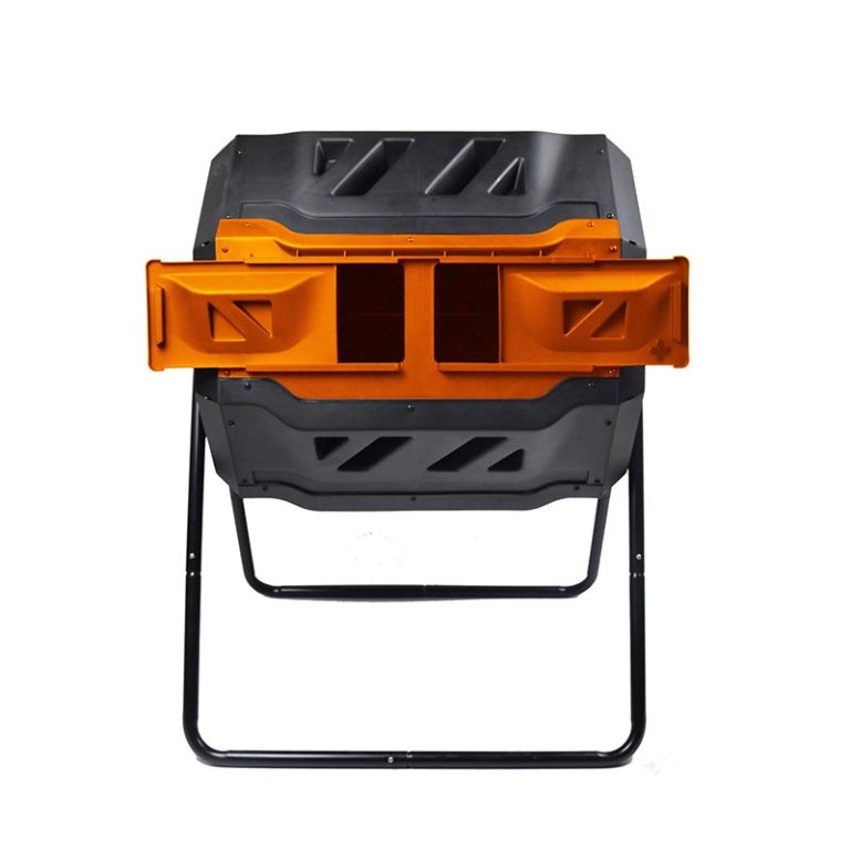 The Best Compost Tumbler Option Genesis 42-Gallon Dual Compost Tumbler