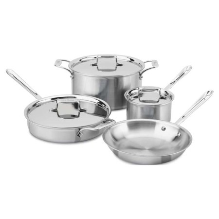 All-Clad Stainless Steel 5-Ply Bonded Cookware Set