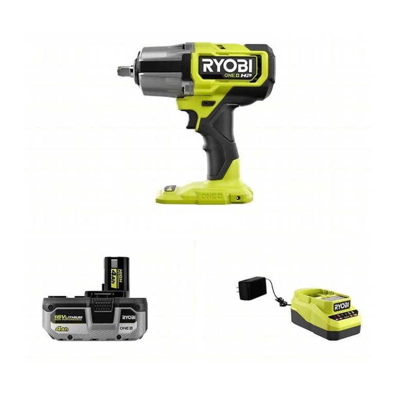  The Best Cordless Impact Wrench Option Ryobi ONE+ 18V Cordless Impact Wrench Kit