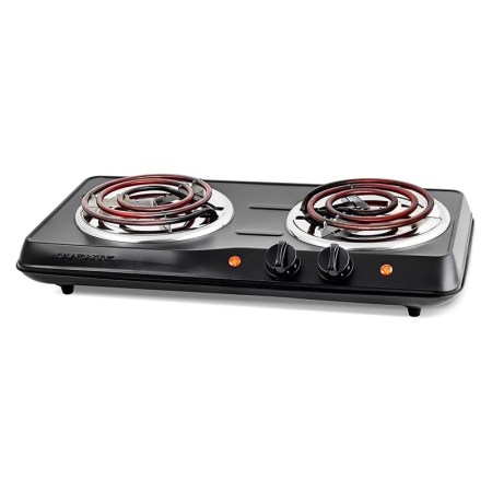 Ovente 5.7- u0026 6-Inch Double Hot Plate Electric Coil