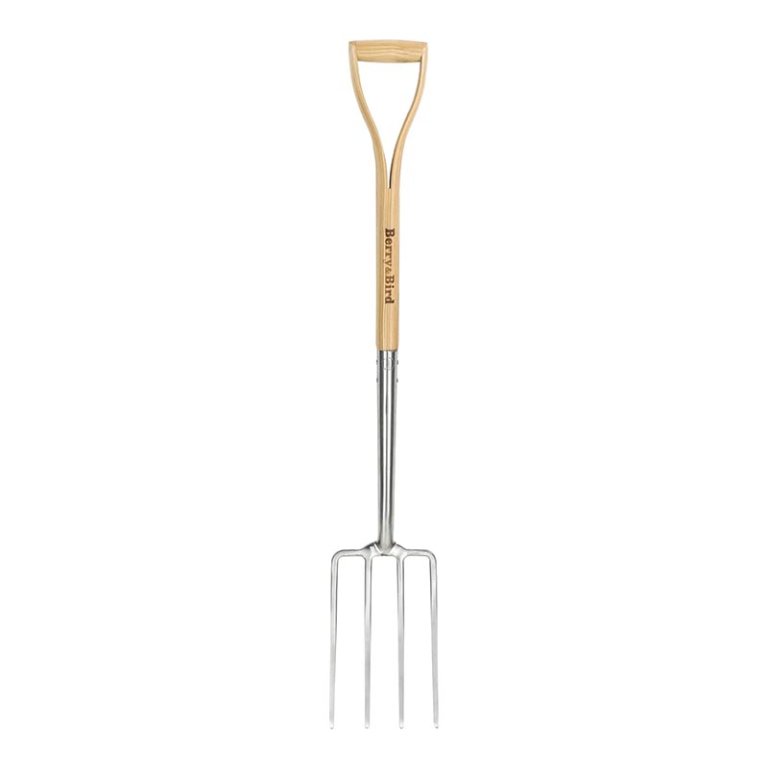  The Best Pitchfork Option Berry & Bird 4-Tine Stainless Steel Spading Fork