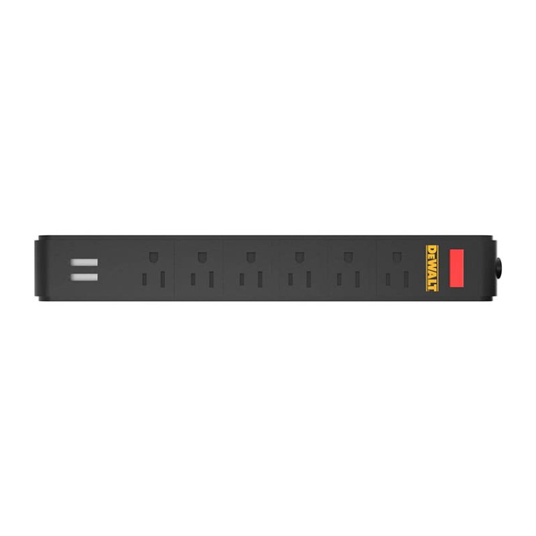  The Best Power Strips Option DeWalt Magnetic Power Strip With 6 Outlets