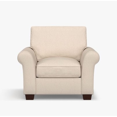 The Best Recliners Option: PB Comfort Roll Arm Upholstered Recliner