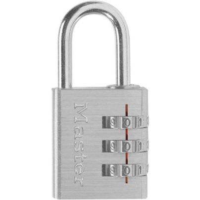 The Best Combination Lock Padlock Option: Master Lock 630D Set Your Own Combination, Aluminum